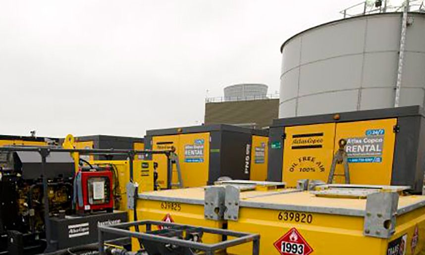 Atlas copco sign in image